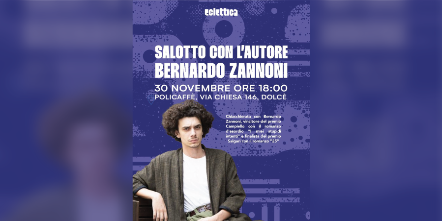 Salotto con l’autore Bernardo Zannoni